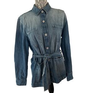 GAP Belted Denim Jacket